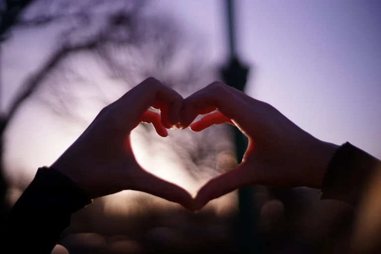 Hands making Heart