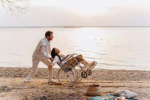 Wheelchair - Child at the Beach